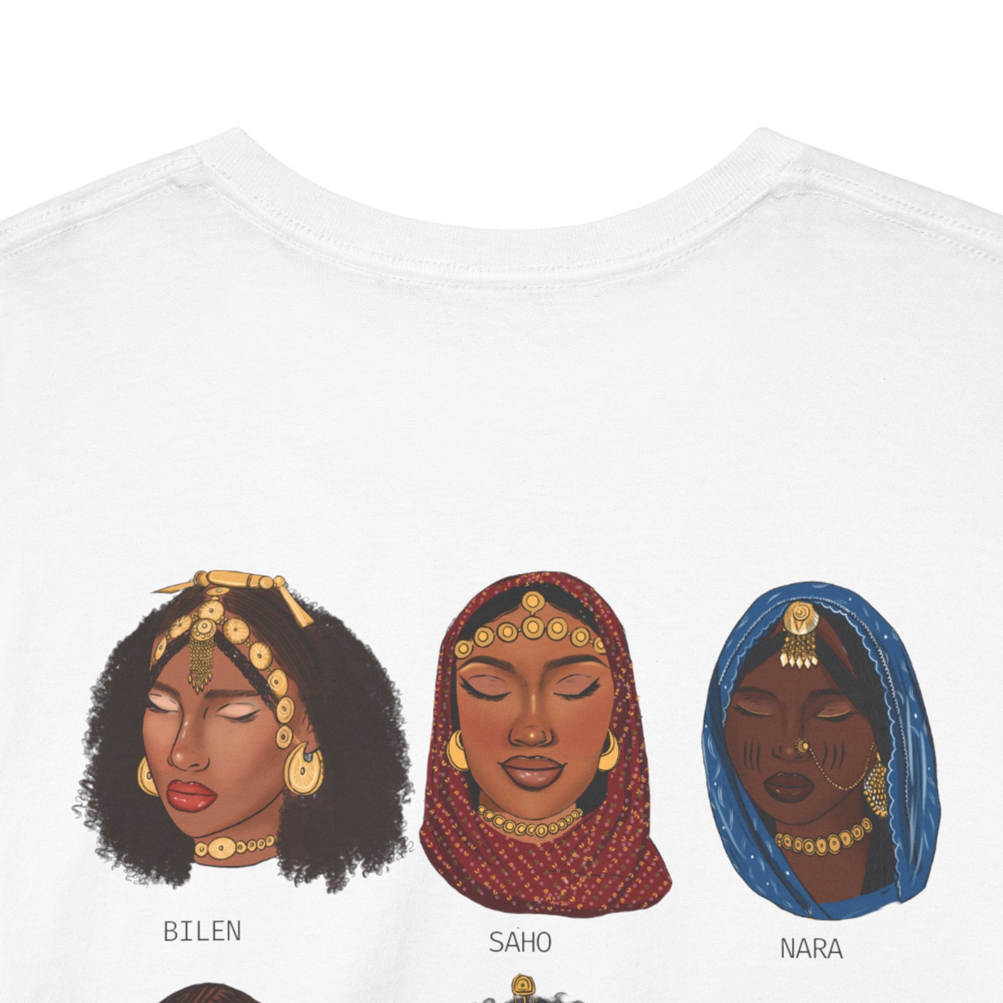 Eritrea Tribes - Unisex Heavy Cotton Tee